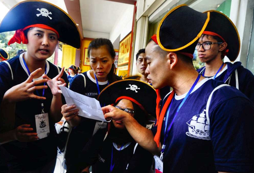jasa eo outbound amazing race untuk perusahaan di jakarta murah
